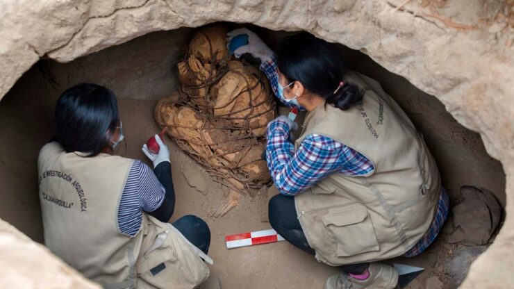scoperte in Perù 20 mummie precolombiane una di queste è l'emblema della disperazione