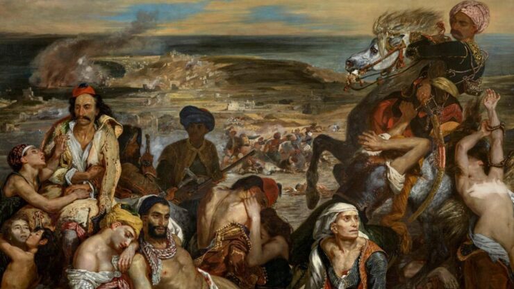 Sgorga sangue greco è il Massacro di Chio