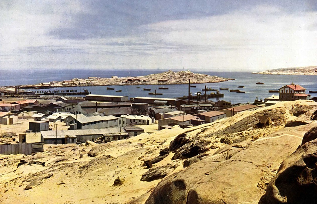 Shark Island fotografia a colori 1905