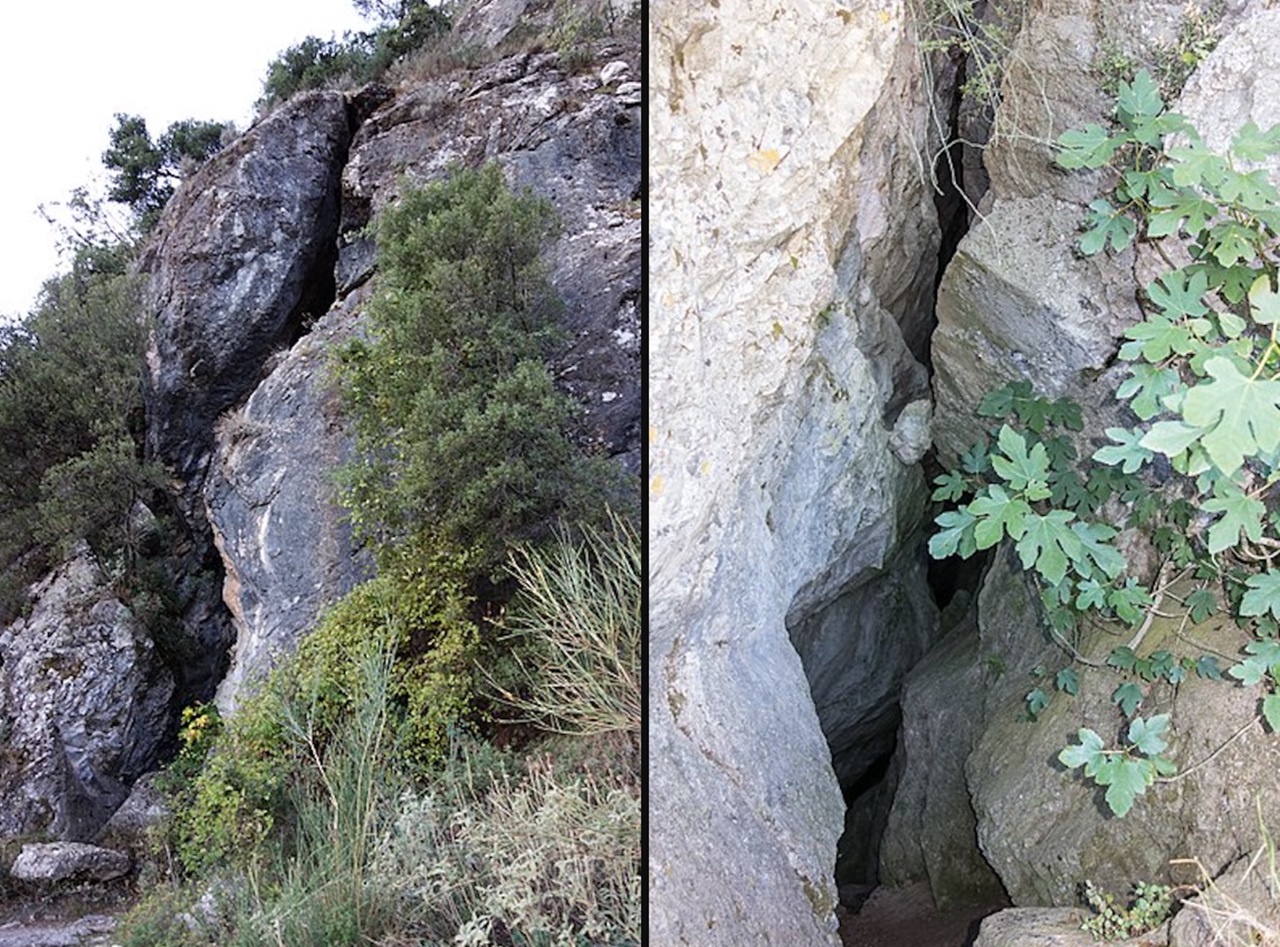 grotta di Kaiadas insenatura naturale 9 km da Sparta