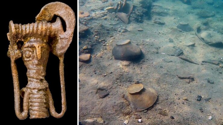Bronzetto Nuragico sul fondale del lago di Bolsena come è possibile