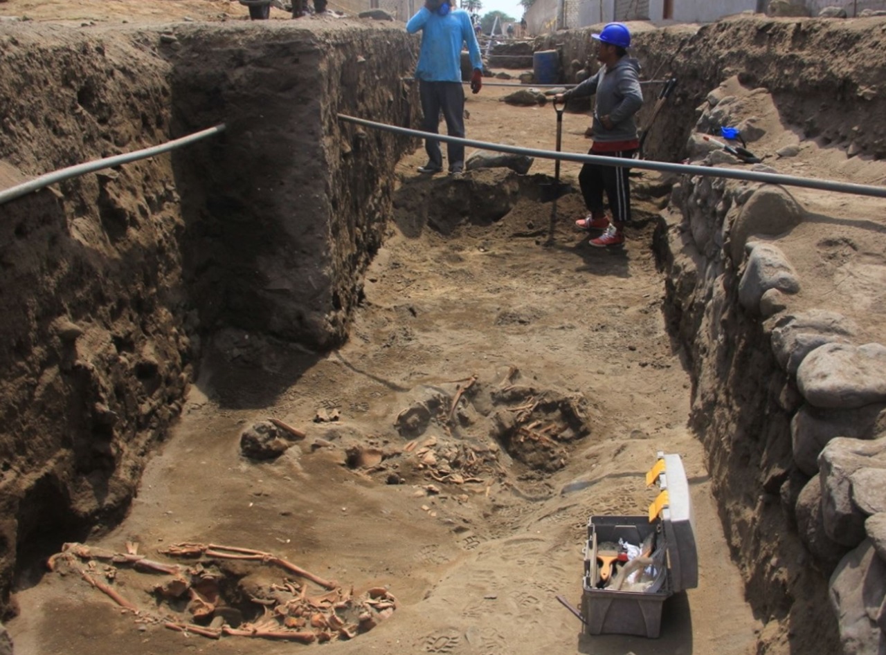Pampa La Cruz archeologi al lavoro nel 2015