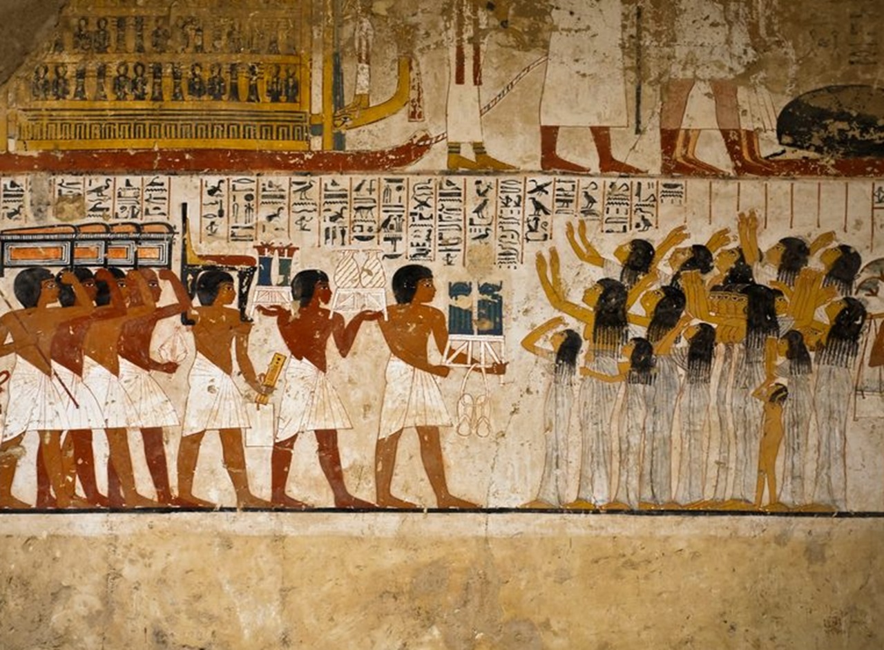 schiavo raffigurazione egizia atto votivo