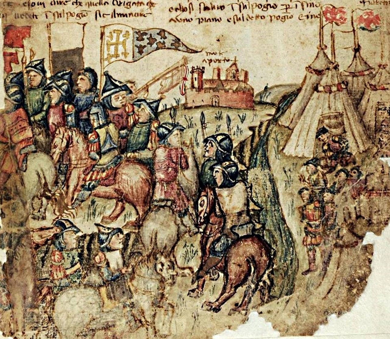Battaglia di Montaperti tela Giovanni Ventura, 1443