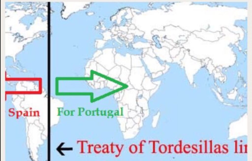 Indios immagine trattato di Tordesillas
