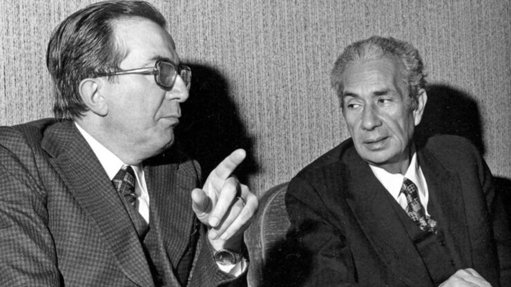 elezioni politiche foto Moro e Andreotti