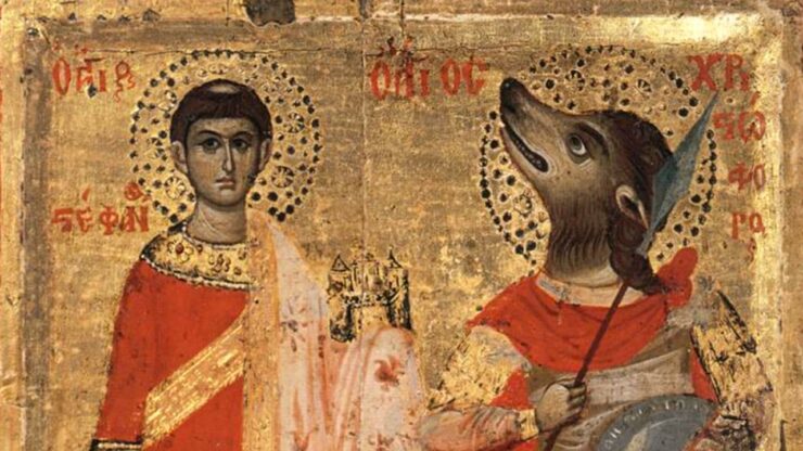 San Cristoforo Cinocefalo il santo con la testa canina