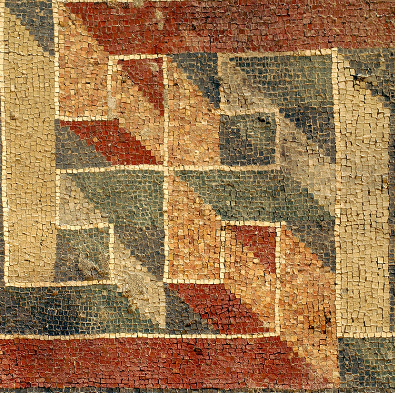 Villa del Tellaro mosaici motivi geometrici