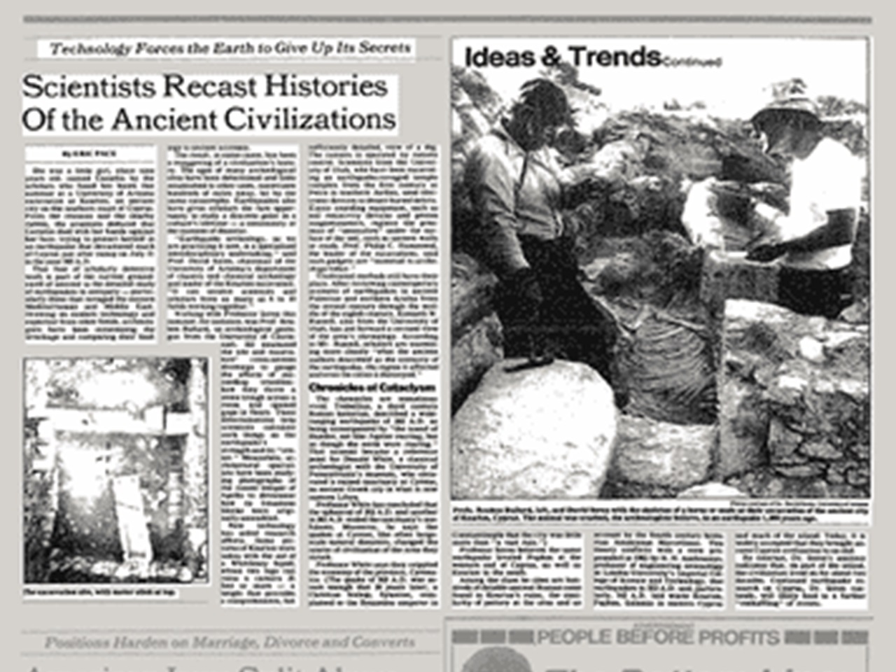 Cipro articolo di giornale riporta scoperta del 1984
