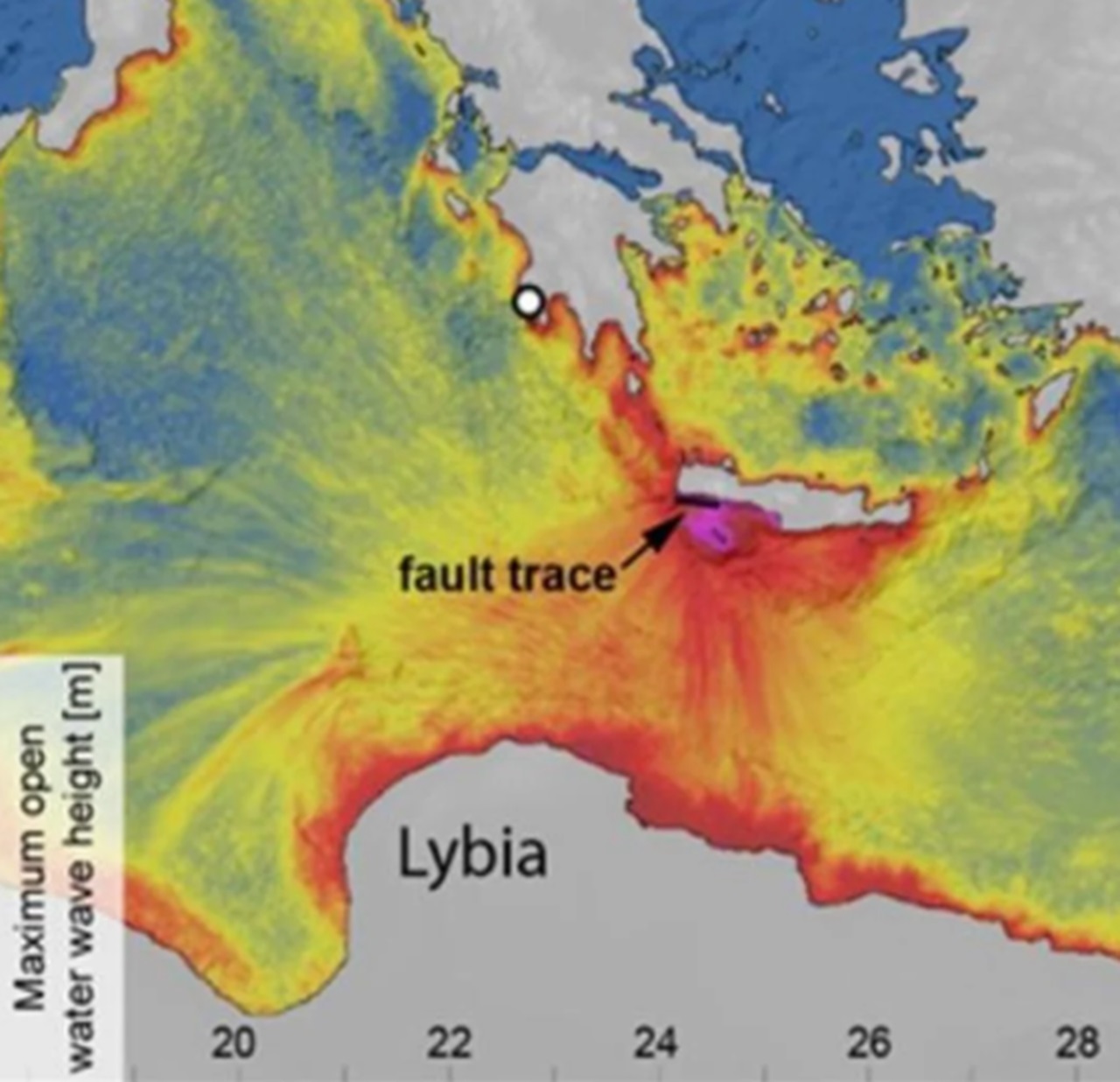 Cipro mappa sismica