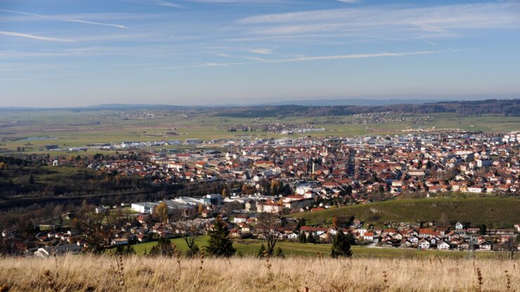 un villaggio nascosto nei pressi di pontarlier