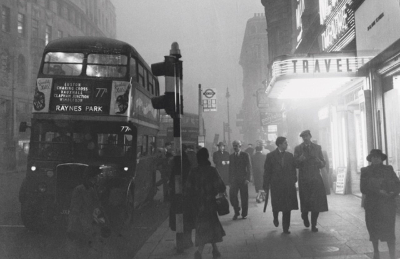 londra foto grande smog