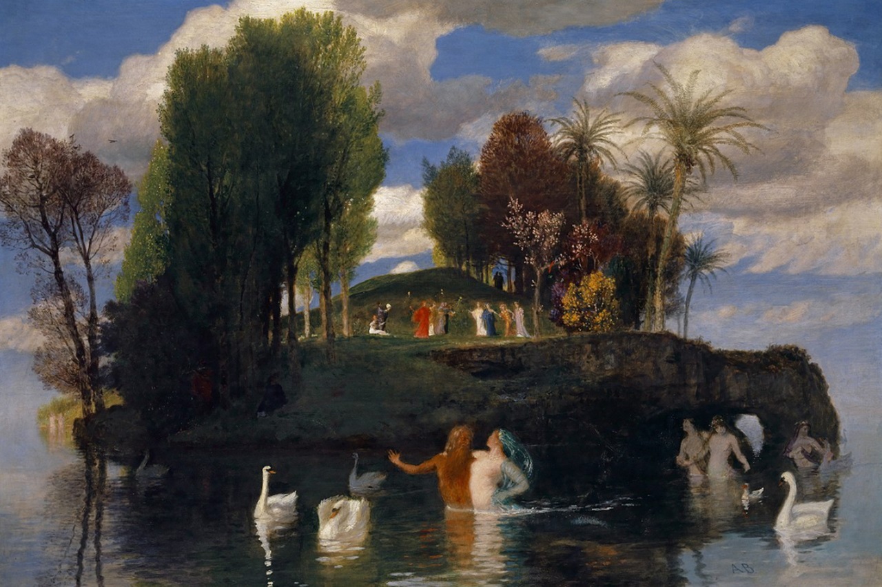 L'isola dei morti contrapposizione l'isola dei vivi, 1888