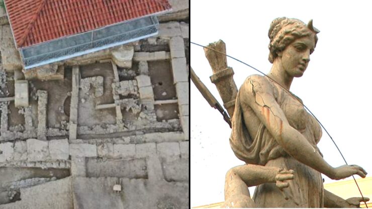 La scoperta sull'isola di Eubea del Tempio di Artemide Amarysia