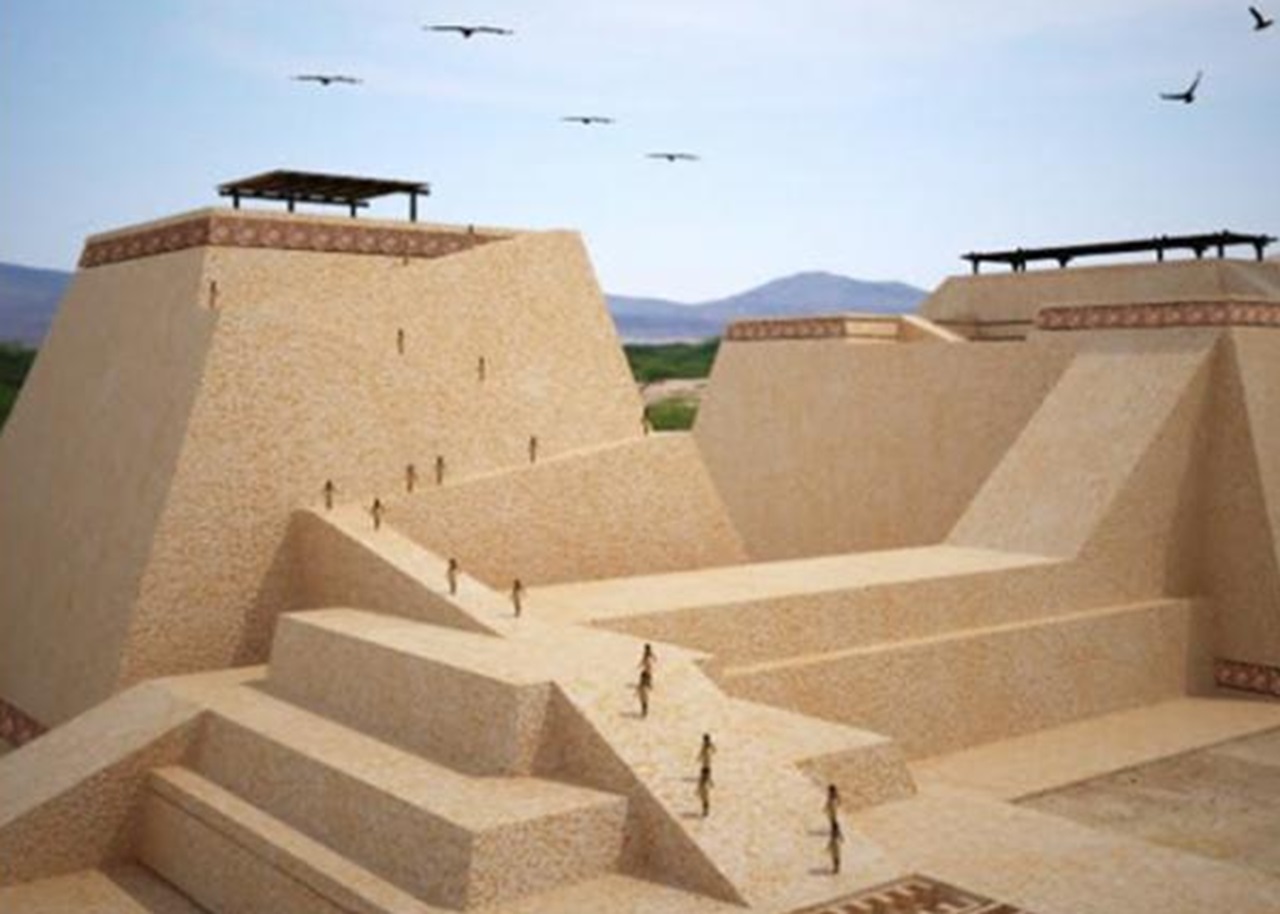 Huaca Rajada ricostruzione modelli piramidali
