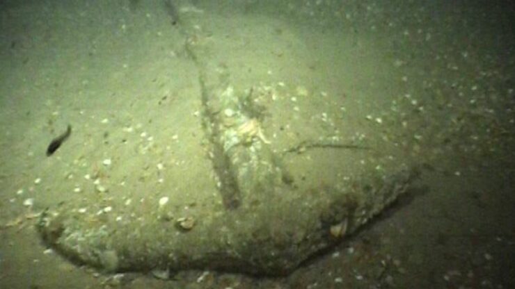Preziosa ancora romana recuperata dai fondali del Mar del Nord