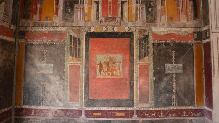 1° aprile foto affresco Pompei