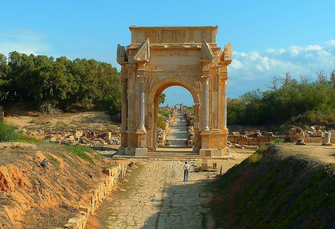 Leptis Magna arco di Settimio Severo