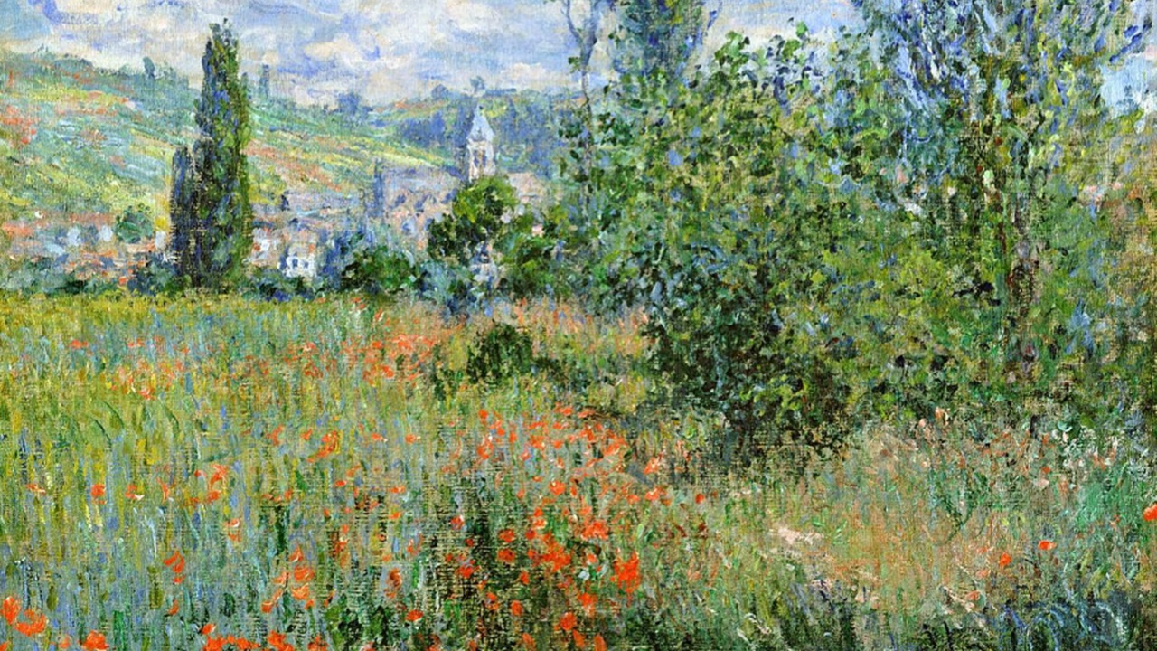 Monet immagine Sentiero quadro