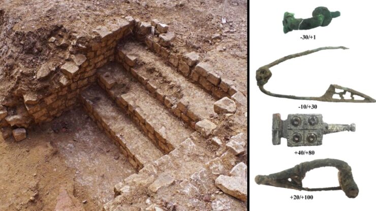 scendono in una latrina di 2.000 anni e scoprono un tesoro inaspettato accade in Francia