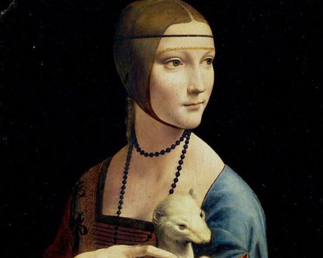 La dama con l'ermellino di Leonardo, morto il 2 maggio 1519