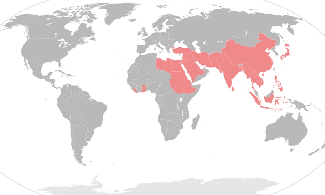 24 aprile mappa paesi partecipanti