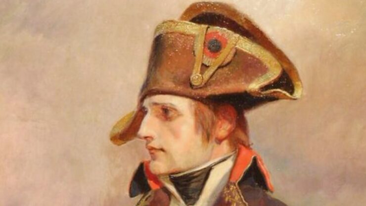 Napoleone, vincitore dei Savoia che si arresero il 28 aprile