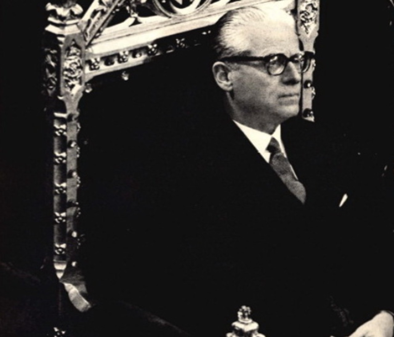 Giovanni Gronchi, eletto il 29 aprile 1955