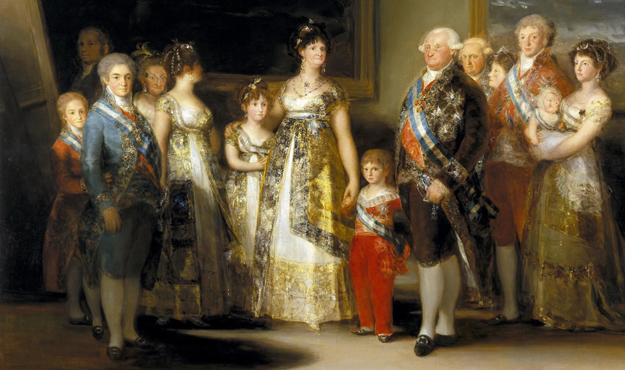 Famiglia reale spagnola, con i due re la cui contesa al trono portò ai fatti del 3 maggio 1808