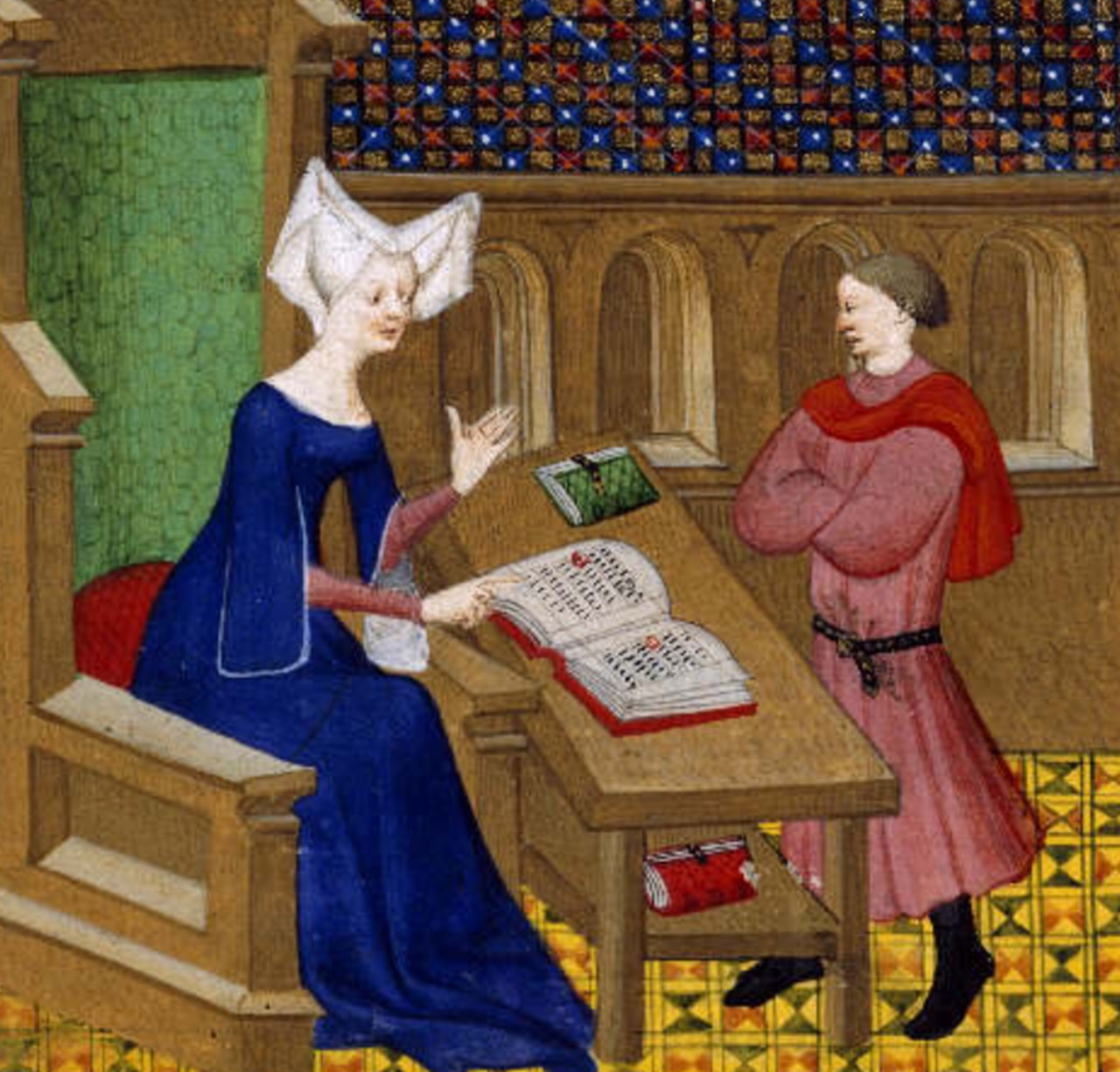 christine de pizan dipinto