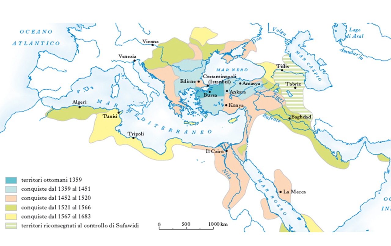 Scipione Cicala mappa Impero Ottomano