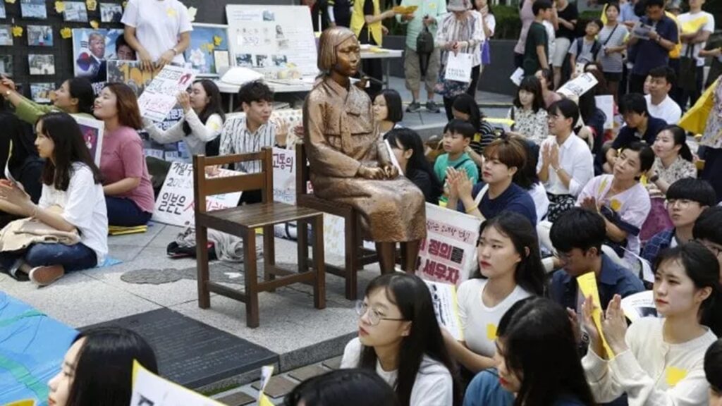 donne di conforto, protesta a riguardo