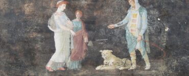 l'Iliade abbraccia Pompei affreschi mozzafiato tornano alla luce