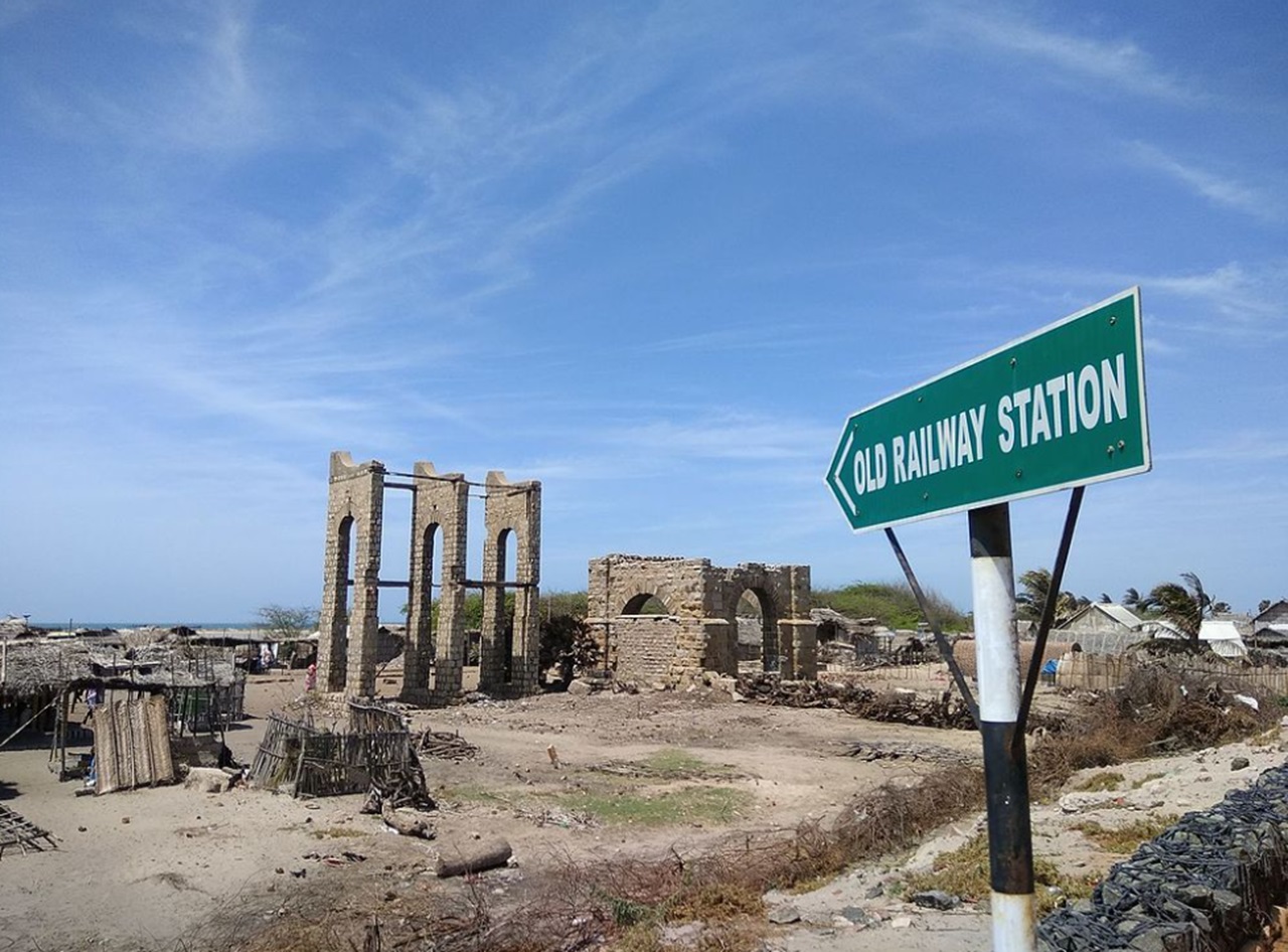 Dhanushkodi rovine stazione