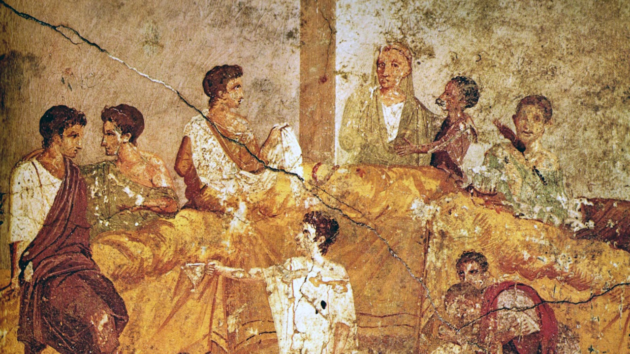 abitudini romani foto dipinto