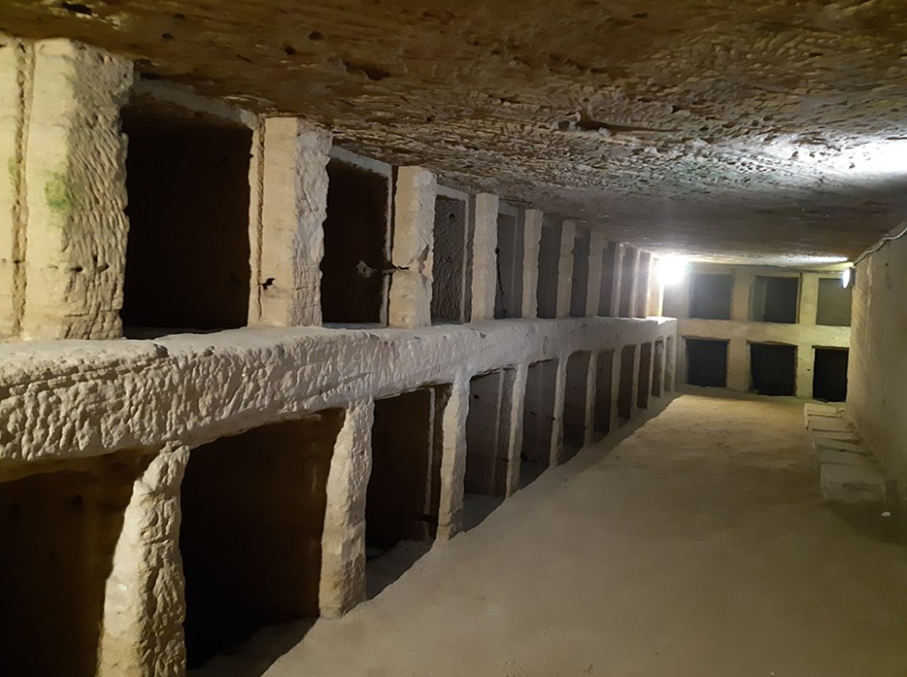 catacombe di Kom el-Shoqafa vani interni