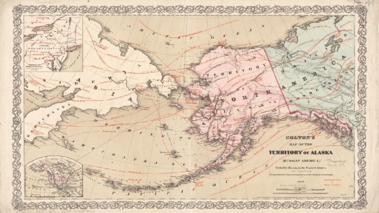 L'impero coloniale russo: un tentativo destinato a fallire, mappa dell'impero