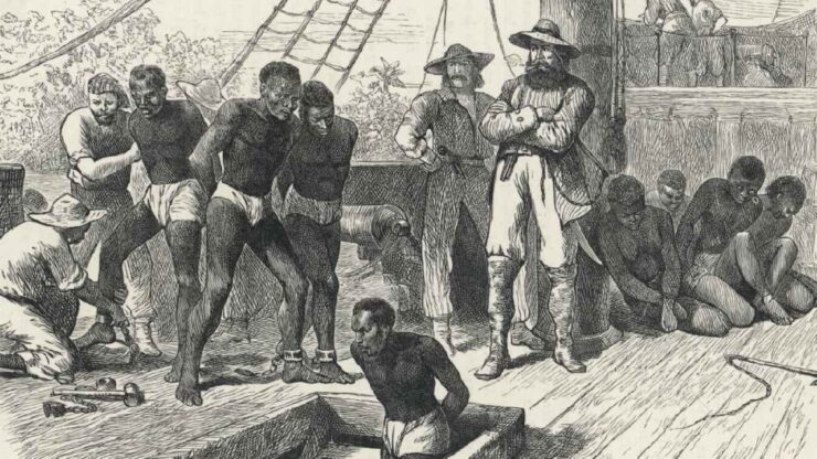 L'impulso europeo alla tratta degli schiavi: dall'Africa alle Americhe, nave negriera
