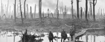 terza battaglia di Ypres paesaggio distrutto