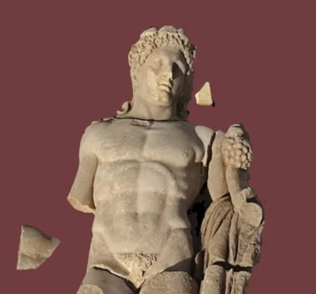 testa di Apollo immagine ricostruzione statua