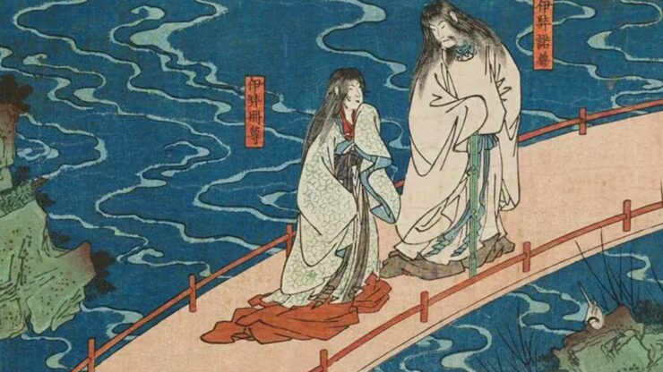Shintoismo quadro coppia primordiale