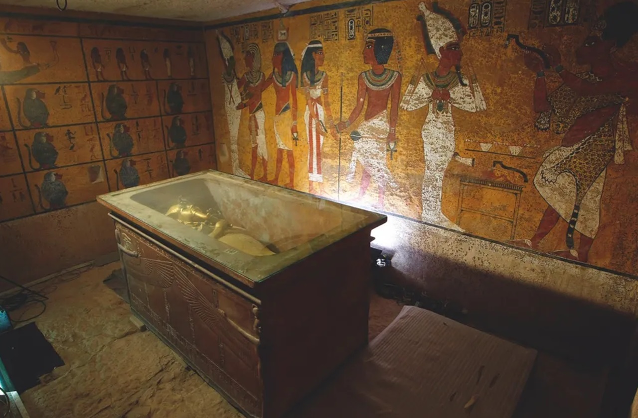 tomba di Tutankhamon interno sepolcro
