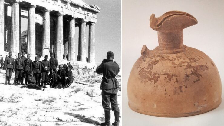 Sottratta durante l'occupazione tedesca, la preziosissima Oinochoe del VII secolo a.C. è stata finalmente restituita