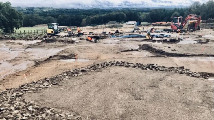 piscina romana immagine scavi