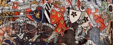 Rappresentazione medievale battaglia dei Campi Catalaunici del 20 giugno 451