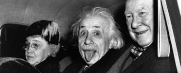 linguaccia di Albert Einstein scatto Sasse
