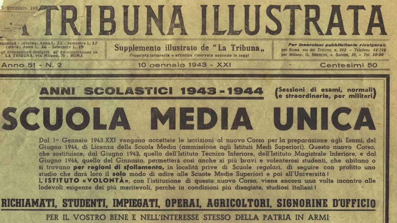 IV Governo Fanfani riforma scuola media unica 1962