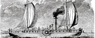 11 febbraio disegno prototipo battello a vapore