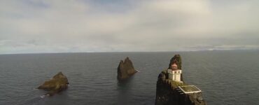 Foto del giorno: l'inospitale faro di Thrídrangaviti, Islanda