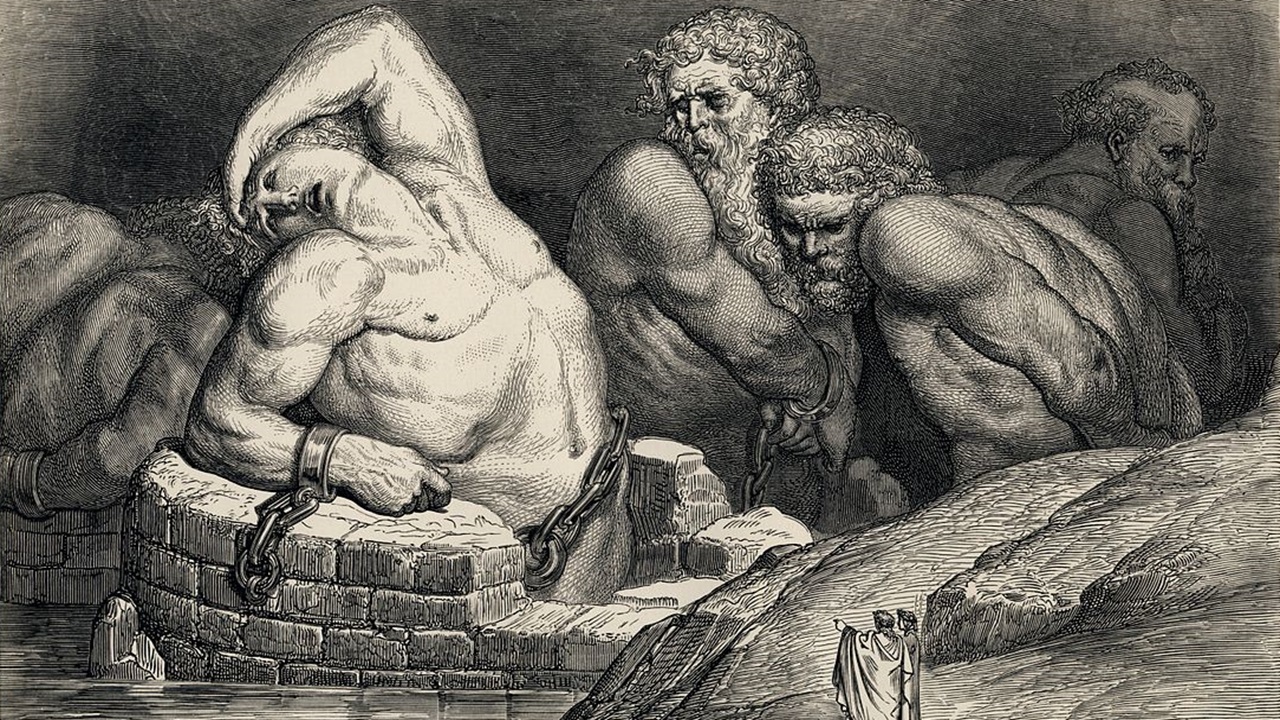 titani divina commedia